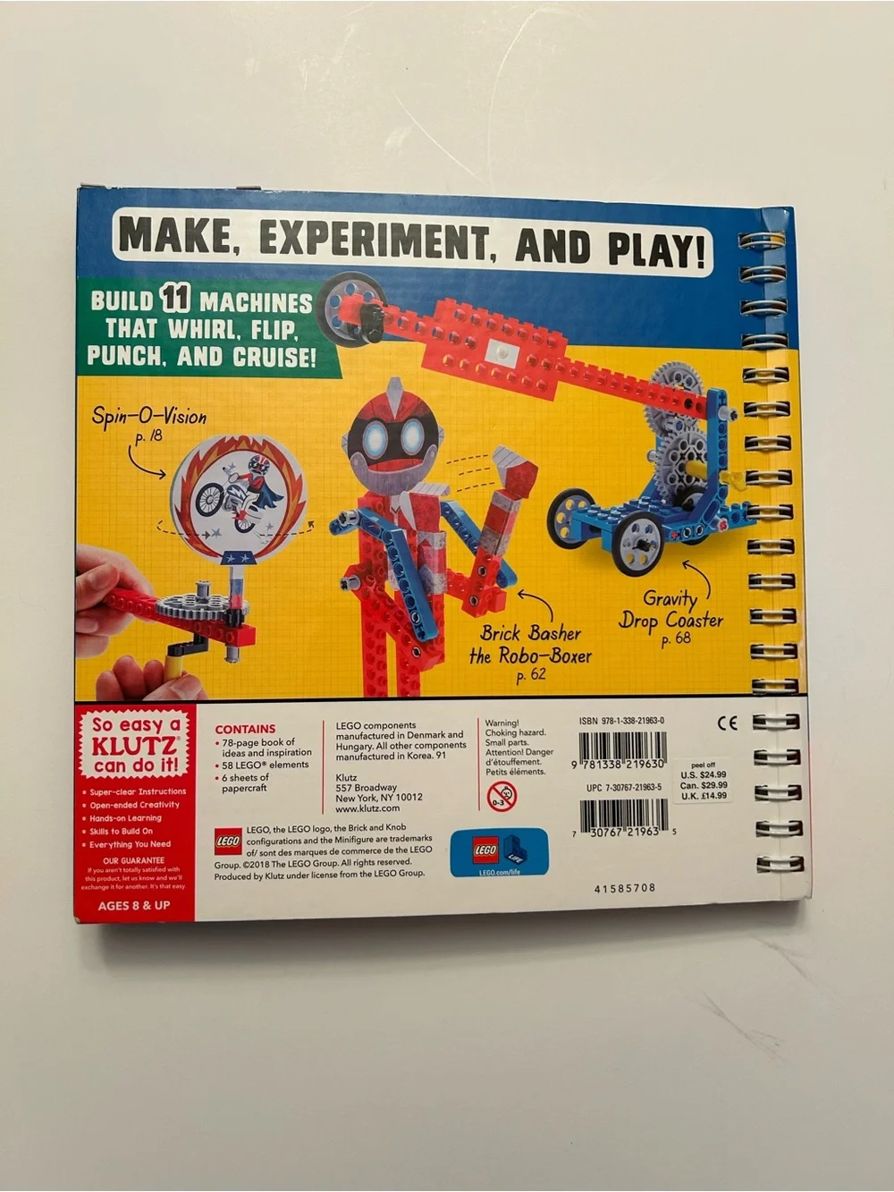 Lego Gadgets Building Set - Yellow, Blue, Red